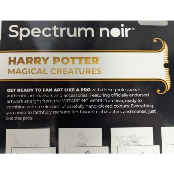 Spectrum Noir Harry Potter Art Kit - 24 Piece Set Includes Markers & Prints - Picture 5 of 5